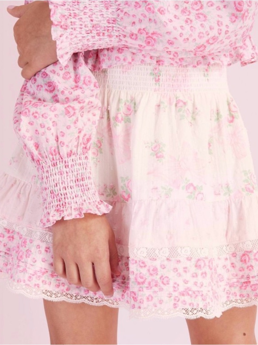 LoveShackFancy x Target Girls' Clara Blooming Bows Tiered Skirt